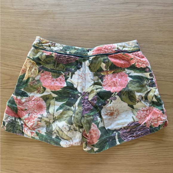 Anthropologie high-waist floral shorts - Picture 3 of 12